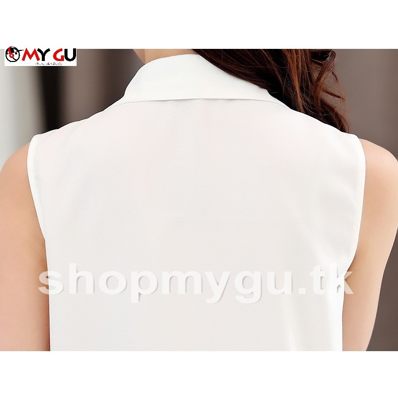 Set bộ áo voan + chân váy công sở cao cấp SET05 - Màu trắng