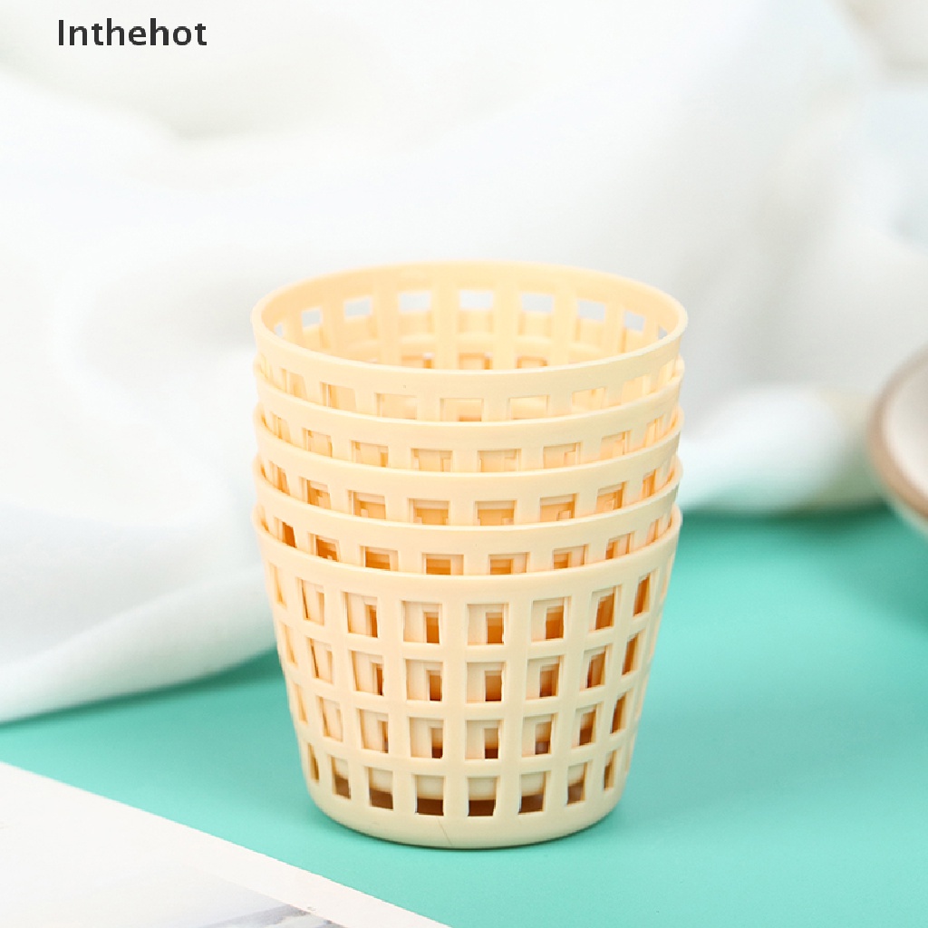 5 Giỏ mini dễ thương cho nhà búp bê tùy chọn màu sắc