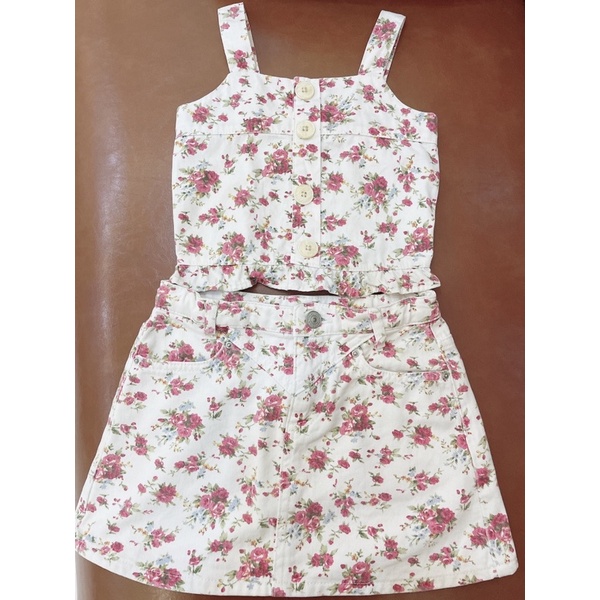 Set áo váy hoa zara 6y