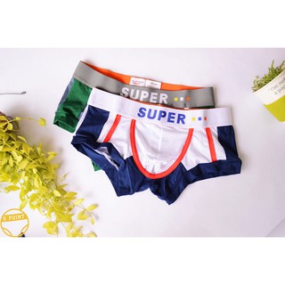 COMBO 2 Quần lót nam boxer lưới