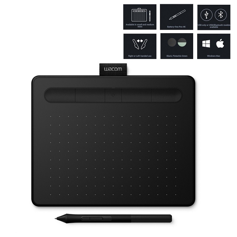 Bảng Vẽ Điện Tử Wacom Intuos M Bluetooth CTL-6100WL