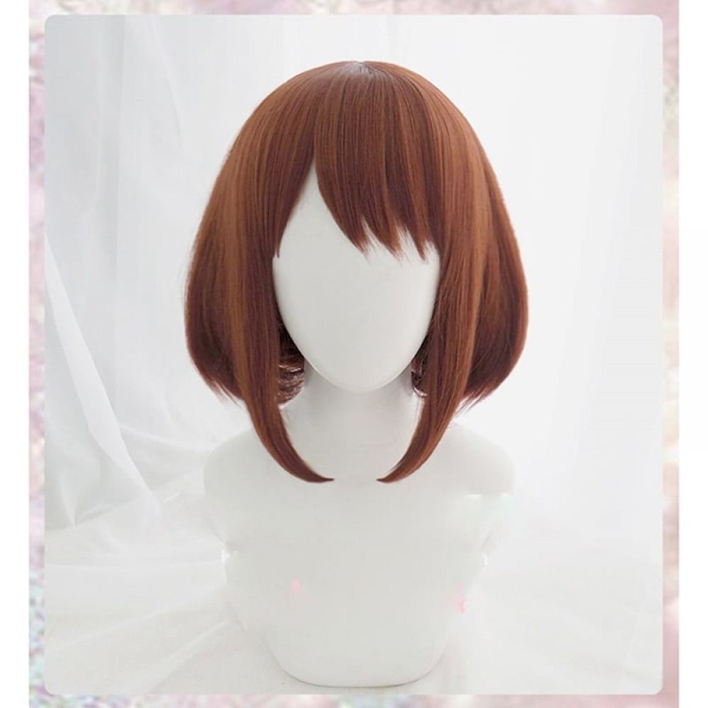 Wig/tóc giả Uraraka Ochako  - Học viện anh hùng: Boku no Hero màu nâu