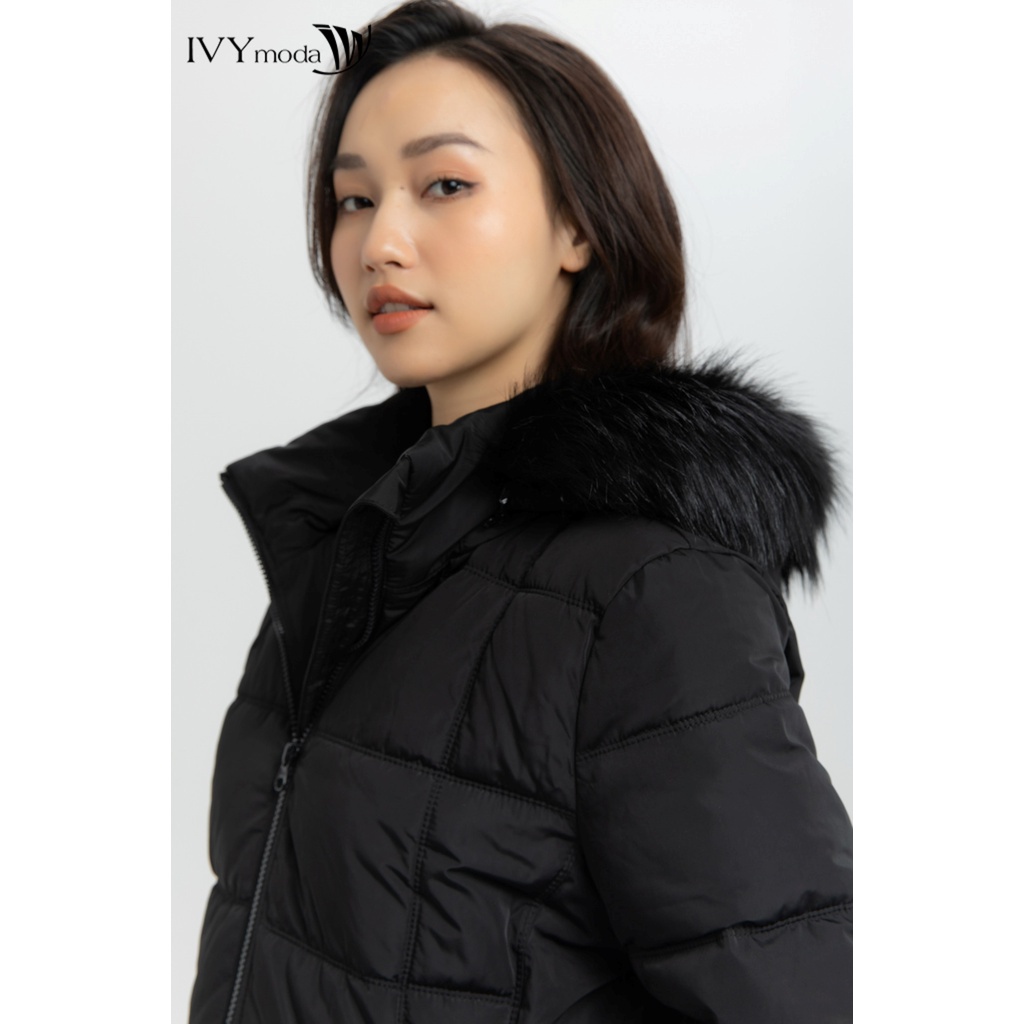 Áo phao chần bông dáng dài IVY moda MS 71B8003