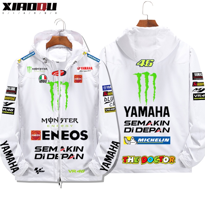 Yamaha Áo Khoác Có Mũ Trùm Dáng Rộng Thời Trang Xuân Thu Cho Nam Và Nữ