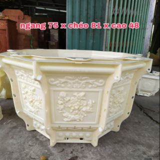 Khuôn đúc chậu bát giác 75