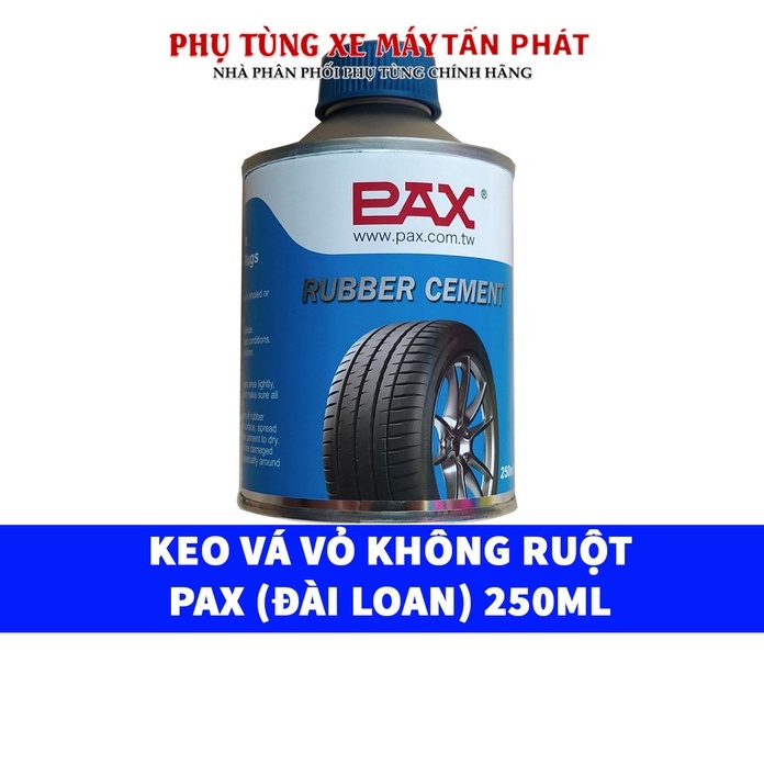 Keo Pax Lọ 250ml Vá Săm Lốp Vỏ Ô Tô Xe Máy Cao Cấp Hãng Tawan– Đài loan Vá Lốp Không Săm (Vỏ Không Ruột)