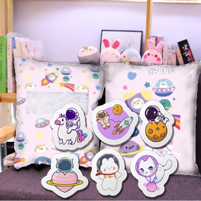 Gối gấu phi hành gia GMC22 gối mochi bông size to 35 cm kèm gấu nhỏ bên trong gấu dễ thương