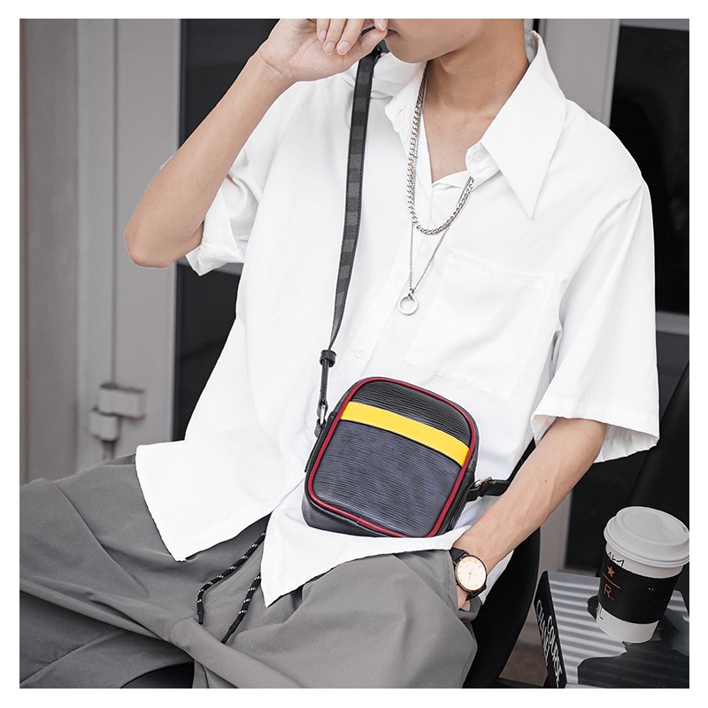 Túi đeo chéo 3955 Unisex W2P chất da PU cao cấp chống thấm nước chống bào mòn Ulzzang