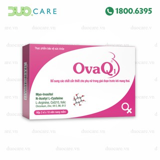 OvaQ1 - Bổ trứng, tăng khả năng thụ thai tự nhiên