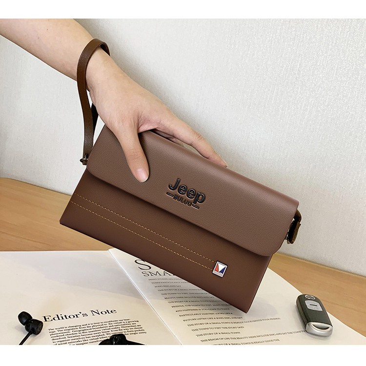 Túi Clutch Cầm Tay Nam Kiểu Dáng Basic Có Dây Đeo C2213
