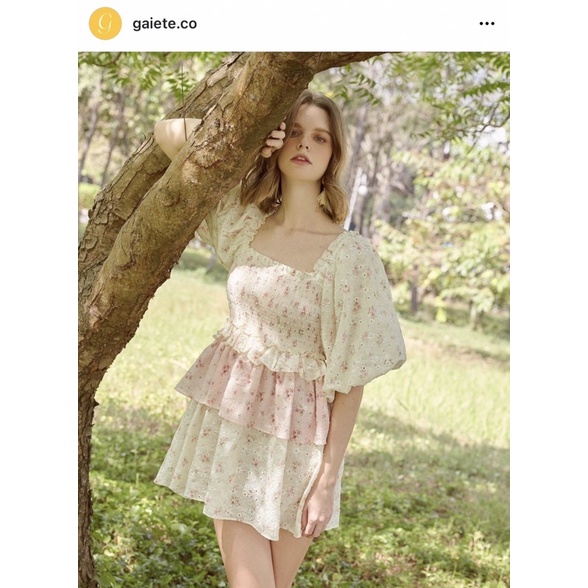 Pass áo thiết kế persimmon size S đầm Gaiete freesize