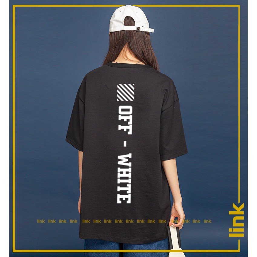 Áo phông nữ OFF WHITE chất mát form rộng ( Đen, Trắng )