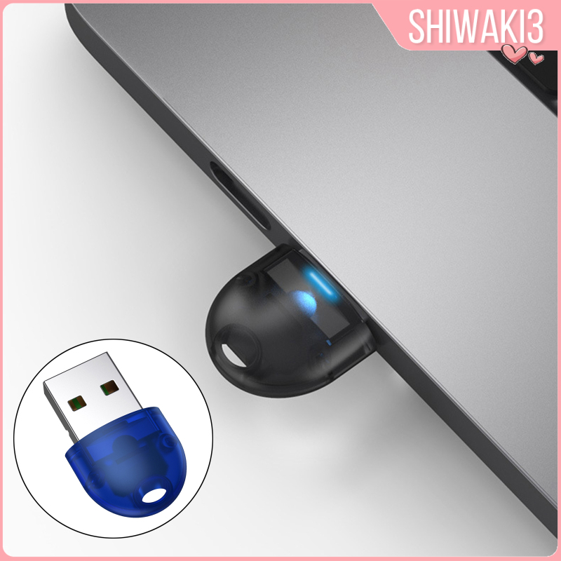 [Shiwaki3]USB Bluetooth Transmitter Receiver for PC/TV, Bluetooth 5.0 Dongle, 2 in 1 Audio Bluetooth Adapter Plug & Play Low Latency Bluetooth Transmitter