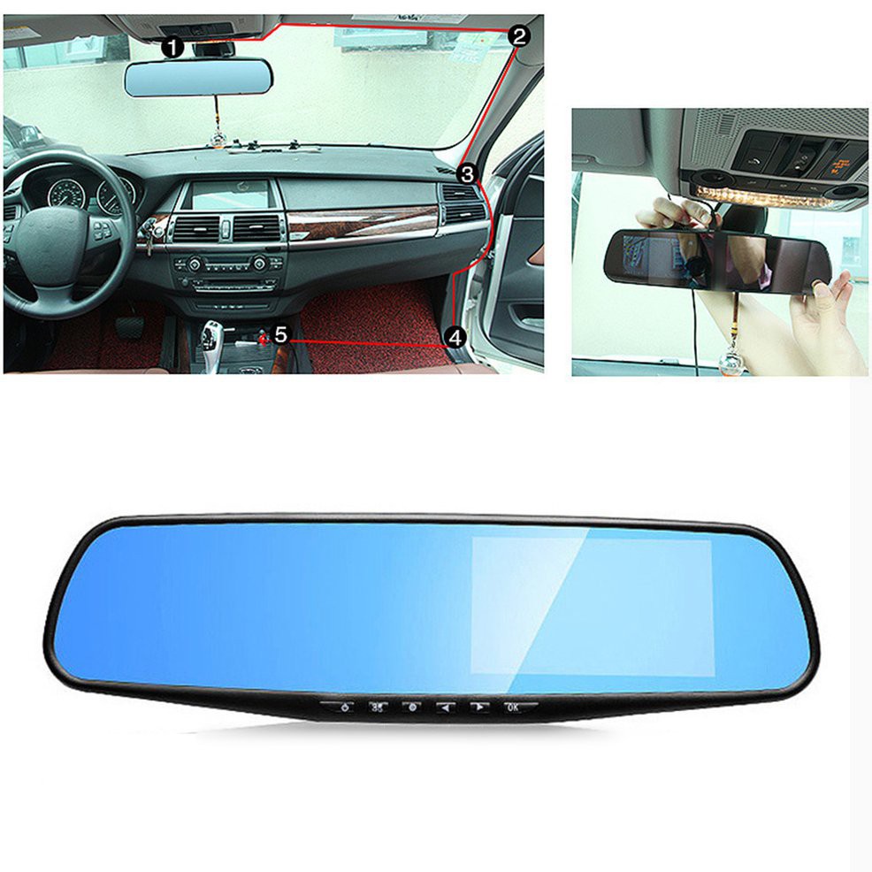 Camera Hành Trình 4.3 Inch Suv Dvr 1080p Cảm Biến G Cho Xe Hơi | BigBuy360 - bigbuy360.vn