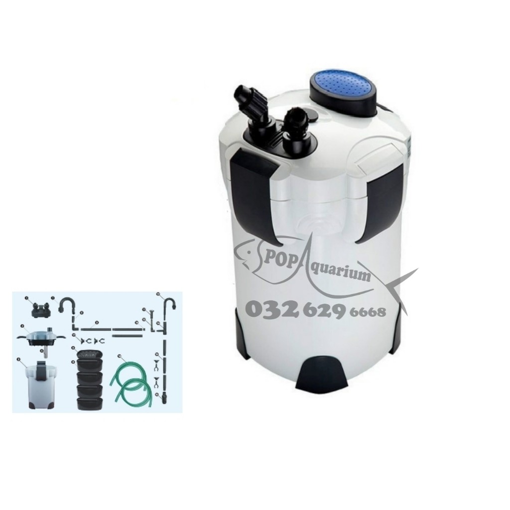 LỌC NGOÀI SUNSUN HW-303B CÓ ĐÈN UV