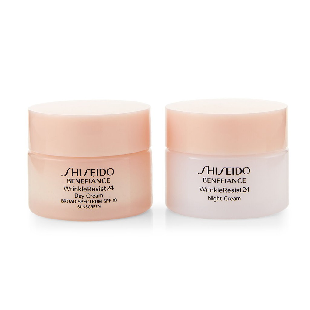 Bộ kem dưỡng ngày và đêm SHISEIDO BENEFIANCE WRINKLERESIST24 TRAVEL DUO DAY & NIGHT