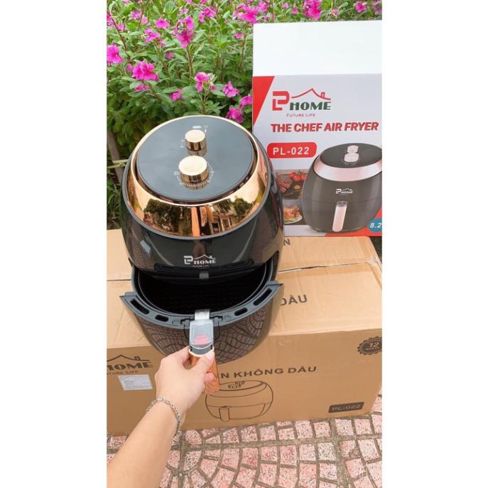 Nồi Chiên Không Dầu PL Home 022, Nồi chiên 8,2 lít công suất 1800W bảo hành 12 tháng