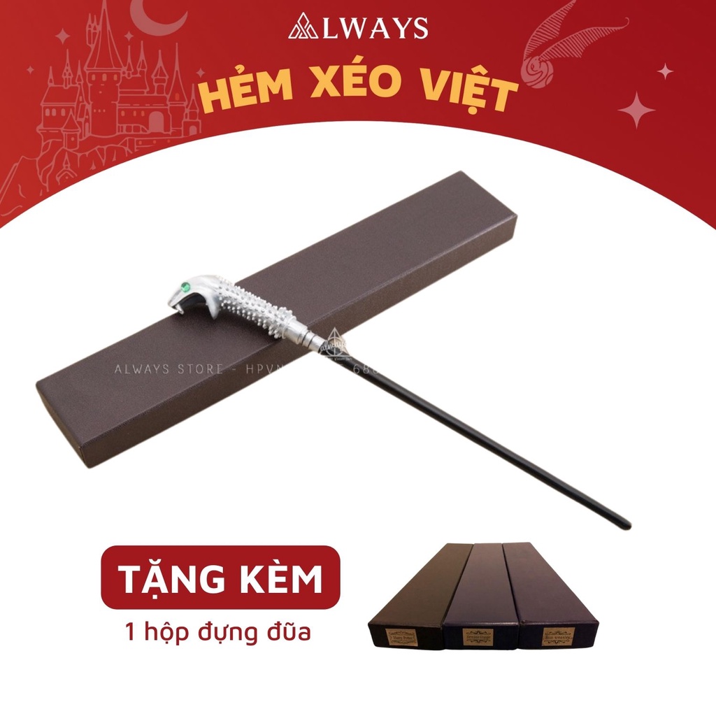 [ HÀNG CHUẨN - CAO CẤP - KÈM ẢNH THẬT] Đũa phép Lucius Malfoy - Gậy thần phù thuỷ cực đẹp