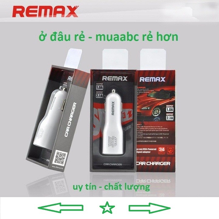 Sạc Xe Hơi Remax Chính Hãng