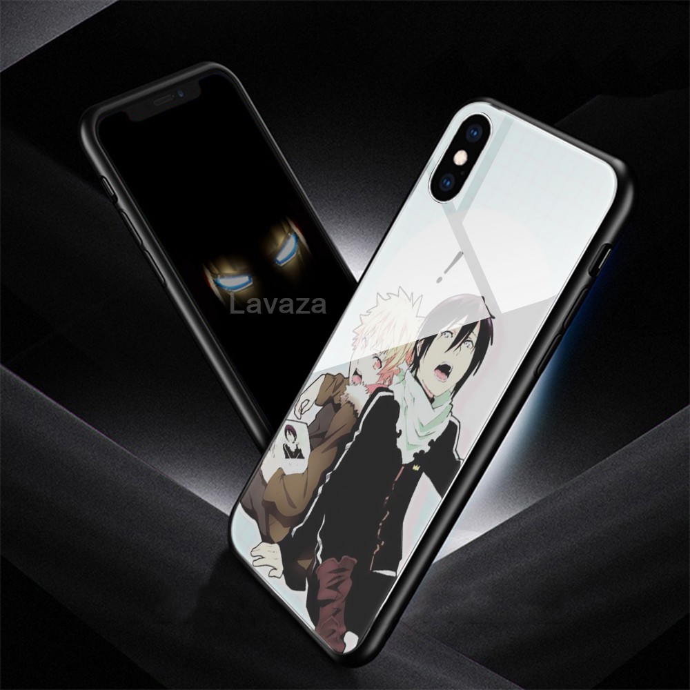 Ốp Điện Thoại Mặt Kính Hình Anime Noragami Yato 359b Cho Iphone 5 5s Se 2020 6 6s 7 8 Plus X