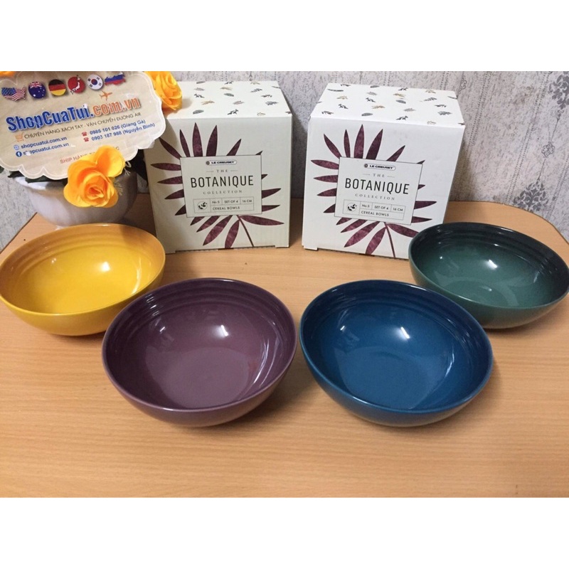 SET 4 món LE CREUSET BOTANIQUE