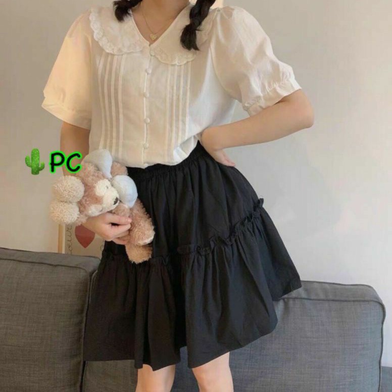 Chân váy ngắn tầng (pc) chất voan cao cấp