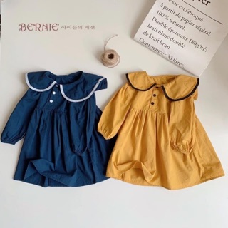 [SALE] Váy thu đông cổ thuỷ thủ cho bé