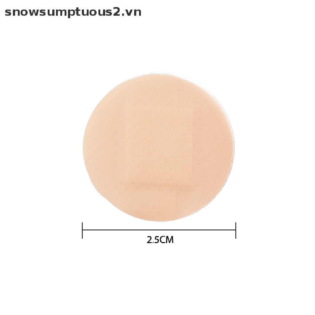 [Hàng mới về] Bộ 50 miếng băng dán y tá hình tròn không thấm nước