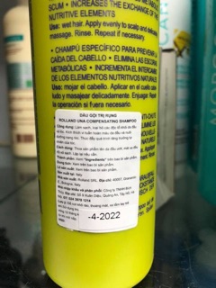 Dầu Gội Chống Rụng Tóc Rolland Una 1000ml..