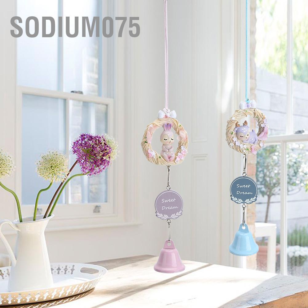 Sodium075 Cute Cartoon Resin Wind Chimes Bell Household Indoor Outdoor Hanging Ornament Decoration