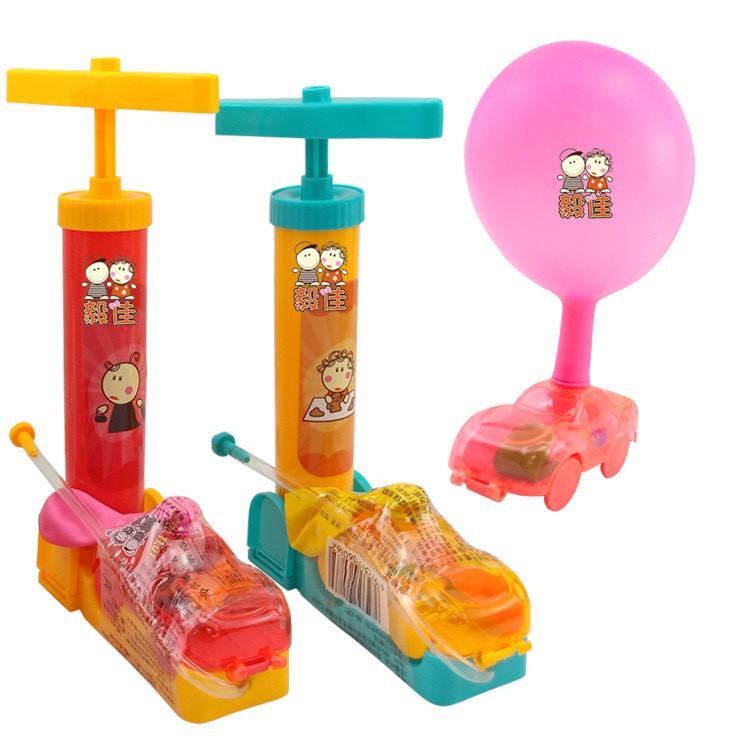 Đồ chơi xe chạy bong bóng kèm đồ bơm bong bóng vui nhộn quà tặng cho bé trẻ em