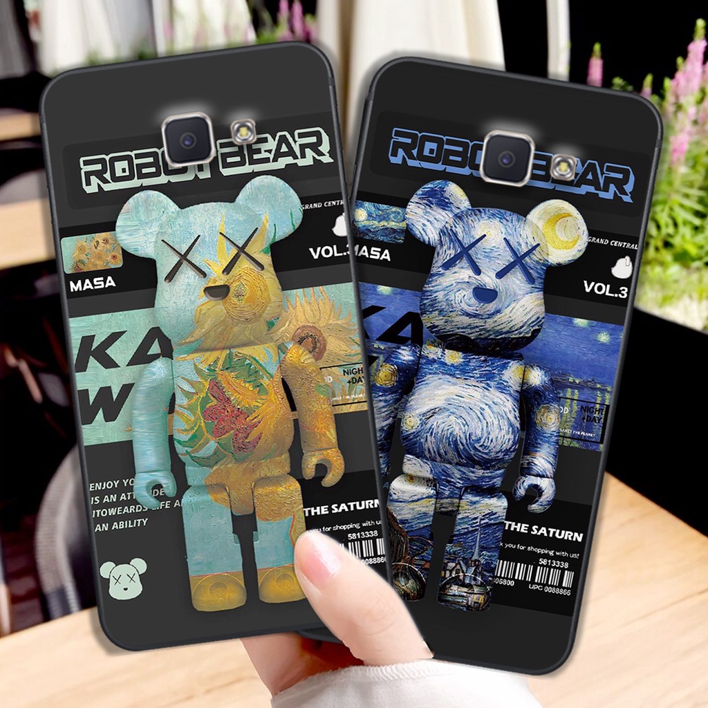 ỐP LƯNG SAMSUNG J4 PLUS-SAMSUNG J4 PRIME-SAMSUNG J4 CORE-SAMSUNG J5 PRIME-SAMSUNG J7 PRIME IN HÌNH BEARBRICK CỰC HOT