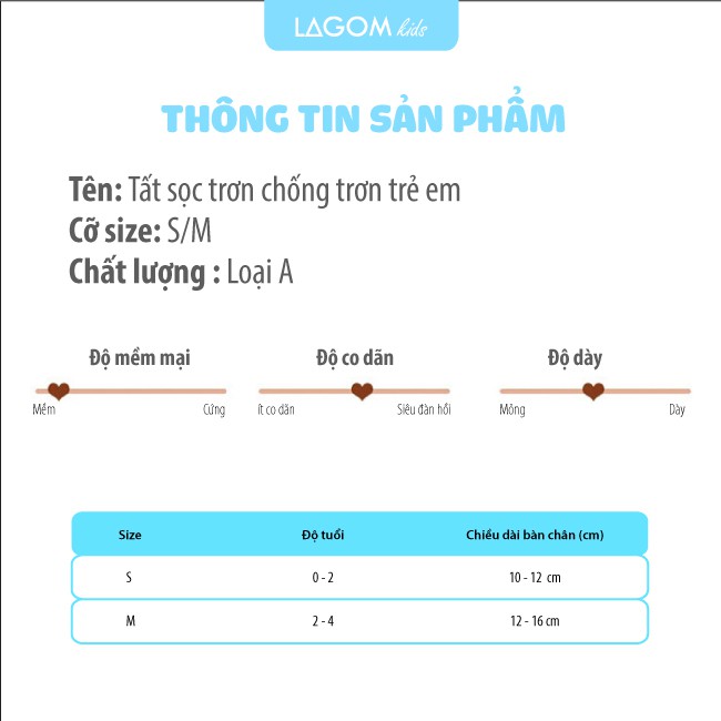 [Combo 6 đôi] Tất trẻ em cao cấp kẻ sọc cotton từ 1-3-5 tuổi | Tất chống trượt cho bé trai &amp; bé gái ngắn cổ mềm mịn