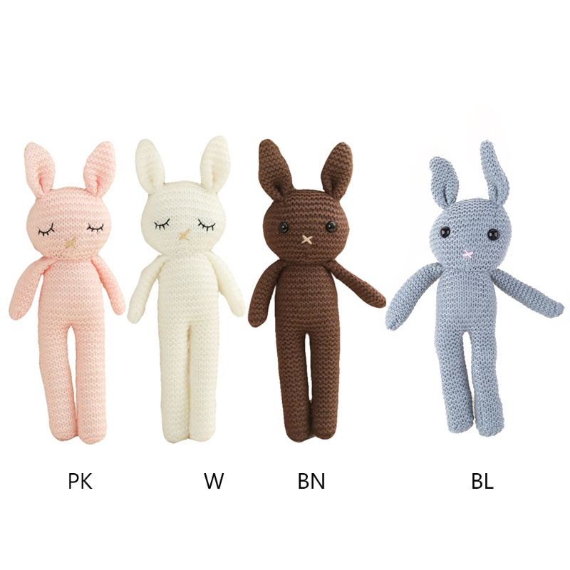 Set 8 Đồ chơi nhồi bông Hình Thỏ Phục Sinh Siêu Mềm Dễ Thương