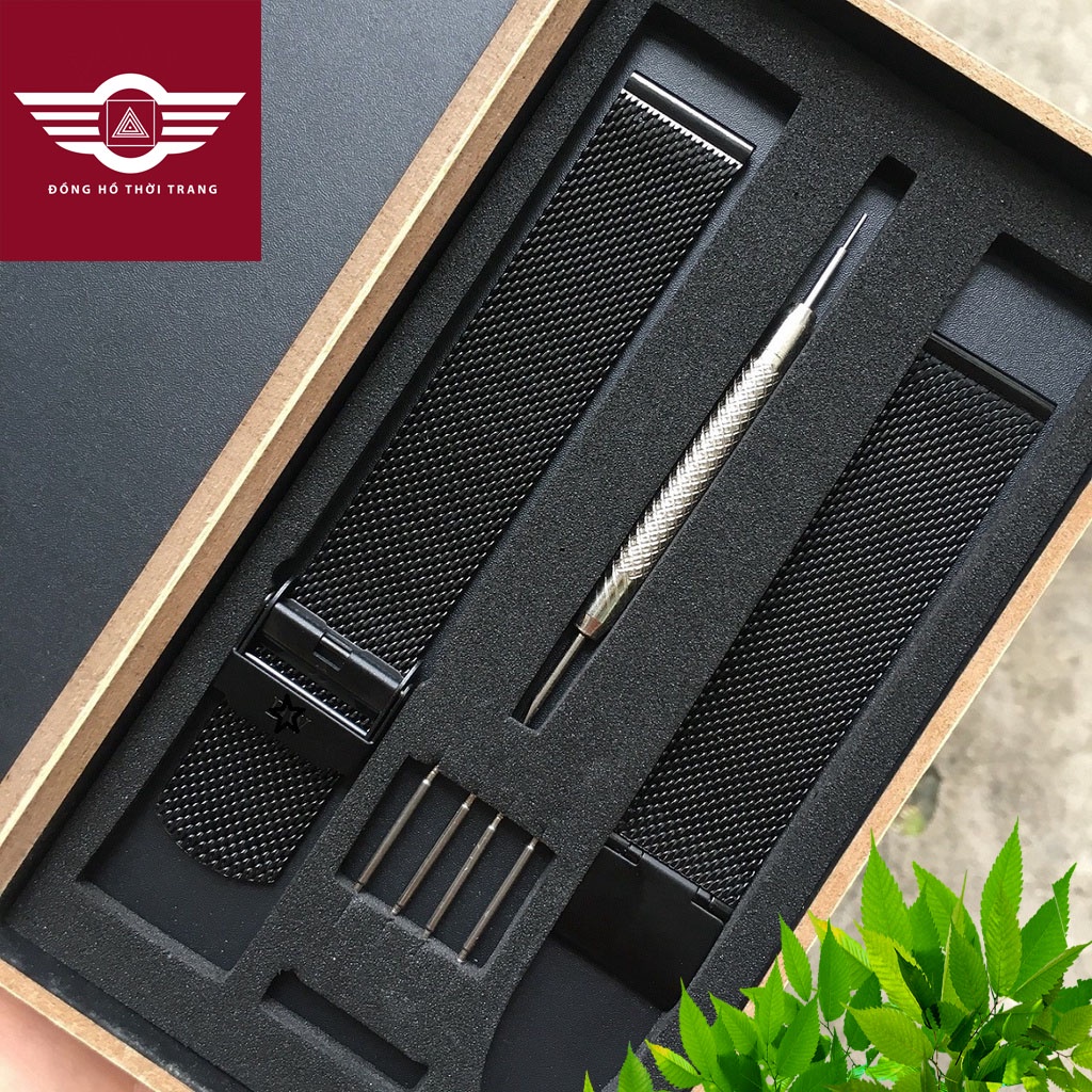 [FULL SIZE ] Dây đồng hồ thép lưới cao cấp (dây mesh) siêu mềm chống gỉ cực bền 4 màu full size