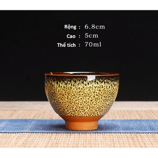 BỘ 6 TÁCH TRÀ GỐM KISSA YOJOKI
