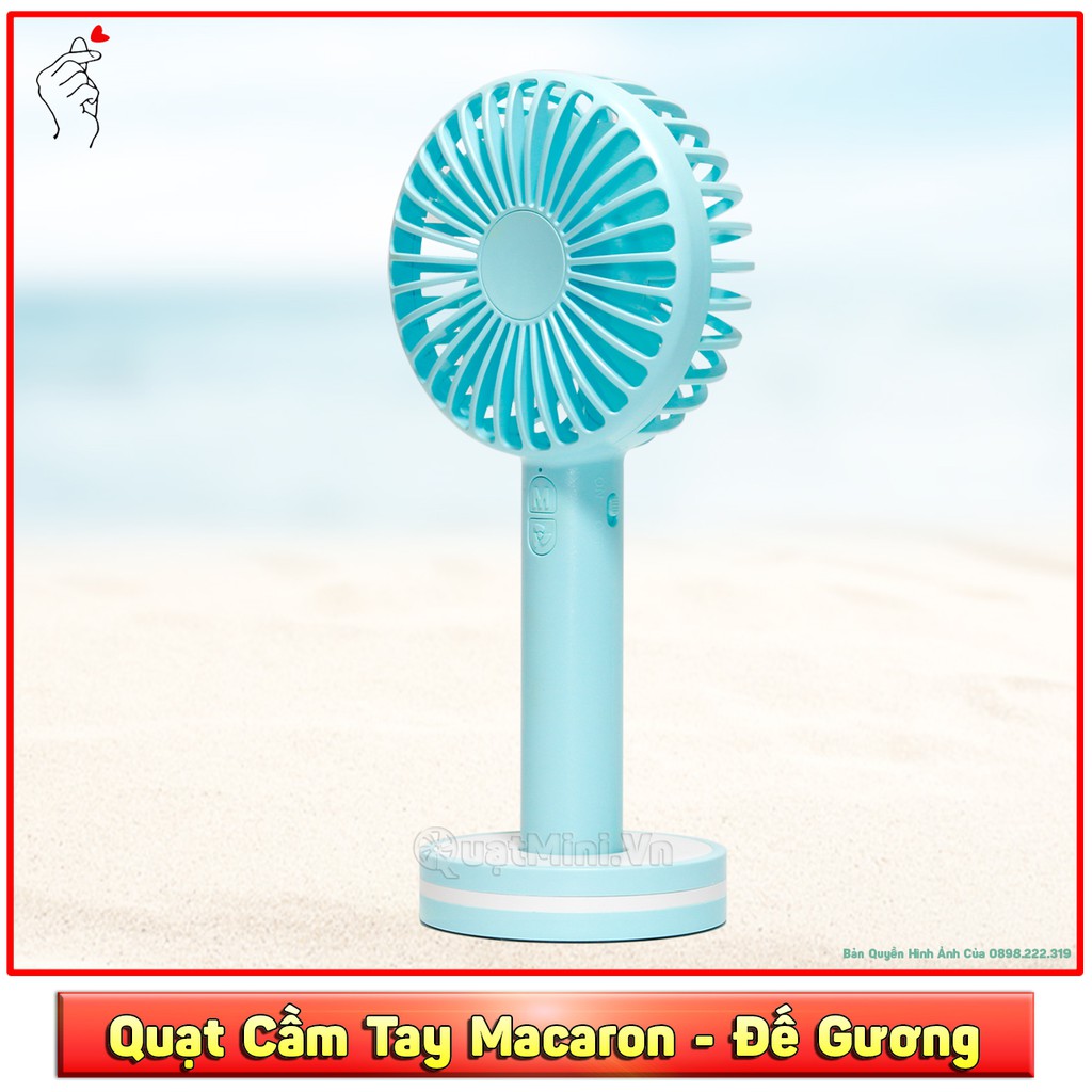 Có Sẵn Quạt Mini Cầm Tay Macaron [ Hàn Quốc ][ Cao Cấp ][2000Mah][ Có Video Thực Tế ] | BigBuy360 - bigbuy360.vn