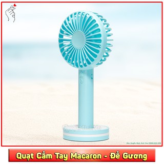 Có Sẵn Quạt Mini Cầm Tay Macaron [ Hàn Quốc ][ Cao Cấp ][2000Mah][ Có Video Thực Tế ]