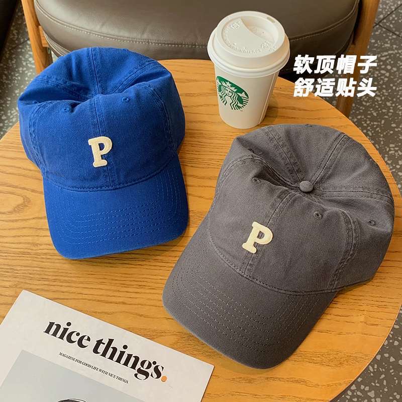 Mũ Lưỡi Trai Mềm Thêu Chữ Thời Trang Hàn Quốc 2022R