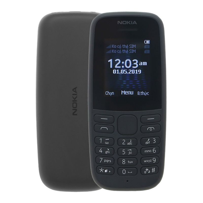 Điện thoại NOKIA 105  2 Sim 2 sóng| Bảo hành 12 tháng