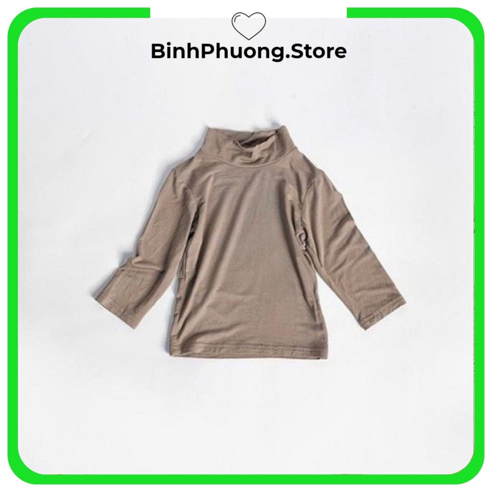 Áo Giữ Nhiệt Cho Bé, Áo Bún Thu Đông Cho Bé Trai Gái Cổ 3 CM Peekaboo 1 2 3 4 5 tuổi Binhphuong.Store