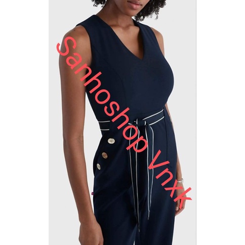 ĐẦM TOMMY HILFIGER SLEEVELESS BELTED JUMPSUIT