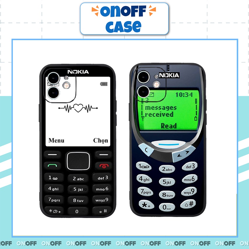 Ốp Lưng Iphone Cạnh Vuông DT N.okia , BVC Iph6/6plus/6s/6splus/7/7plus/8/8plus/x/xs/11/12/pro/13/promax-Onoffcase