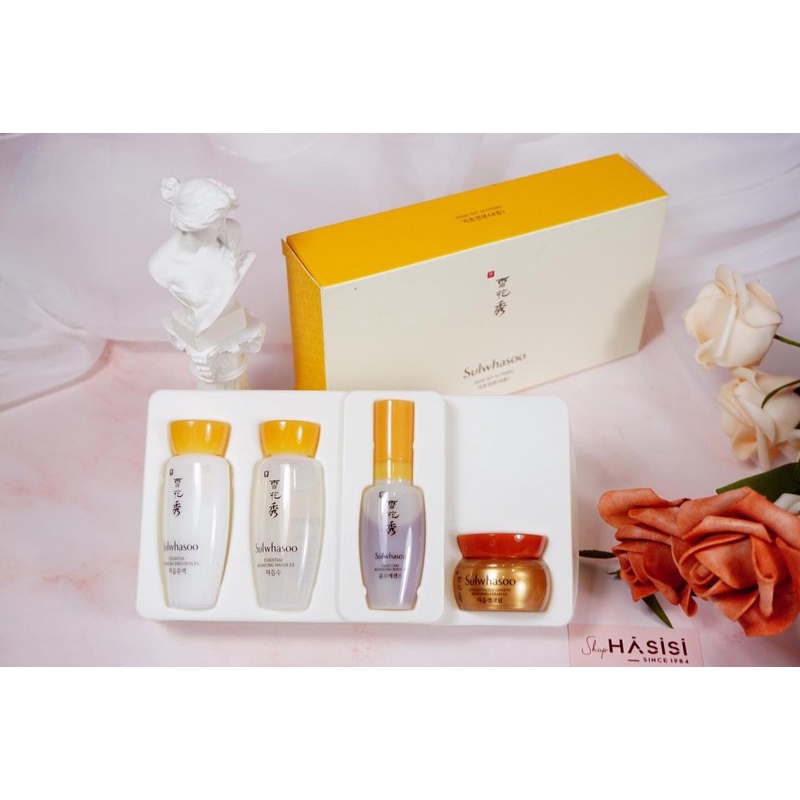 SET DƯỠNG DA SULWHASOO MINI 4 MÓN CHÍNH HÃNG - 8314