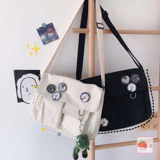 Túi tote hộp đeo chéo unisex Hàn Quốc nam nữ