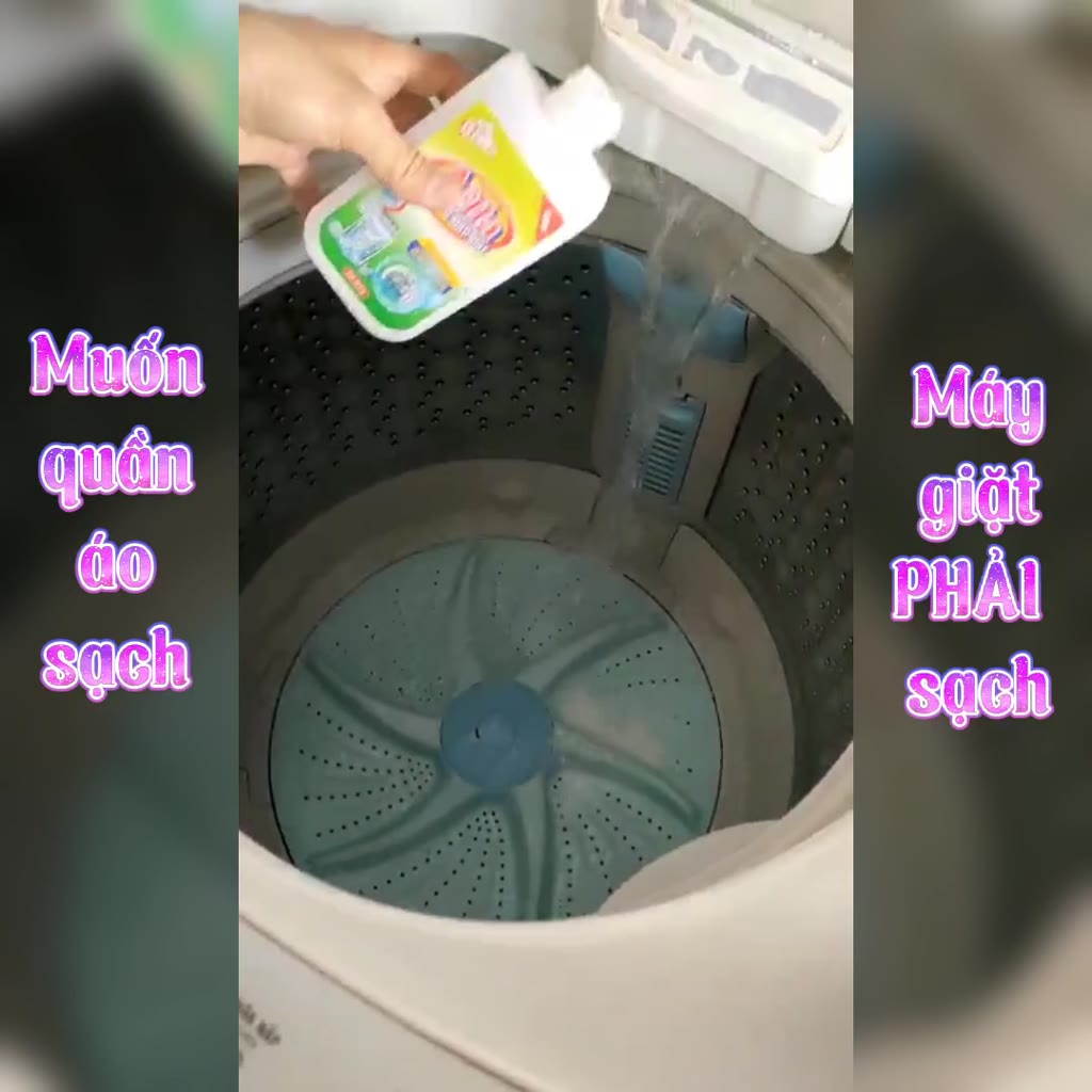 Bột tẩy lồng máy giặt Ailla loại bỏ nhanh nấm mốc, vi khuẩn
