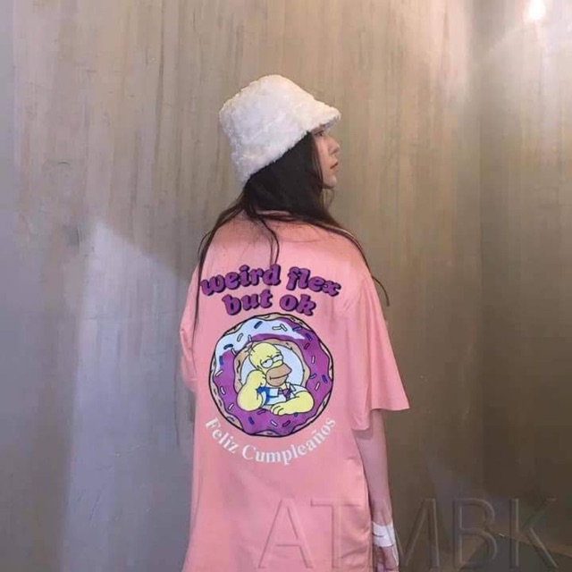 Áo phông Weird in lưng DTR0919