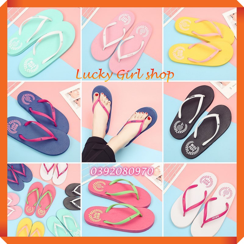 Dép Nữ Xỏ Ngón/ Dép Lào Nữ Thái Hiệu Khỉ Mon-bồ Đế Mềm Size 35-38 Chuẩn Form - Lucky Girl shop