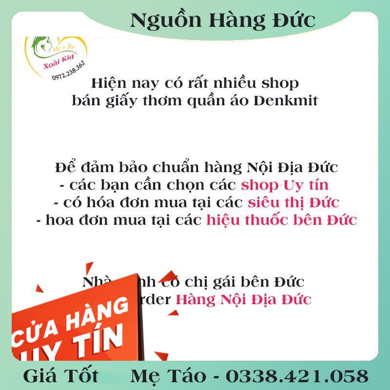 [auth] GIẤY THƠM QUẦN ÁO DENKMIT DÙNG CHO MÁY SẤY, GIẤY THƠM QUẦN ÁO LENOR- Nội địa Đức [Hot]