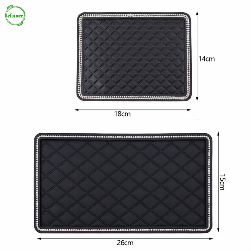 Thảm Đính Kim Cương Giả Lấp Lánh Chống Trượt Dùng Trang Trí Bảng Điều Khiển Xe Hơi